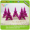 ประณีตฝรั่งเศส Red Eiffel Iron Tower Shaped Eraser